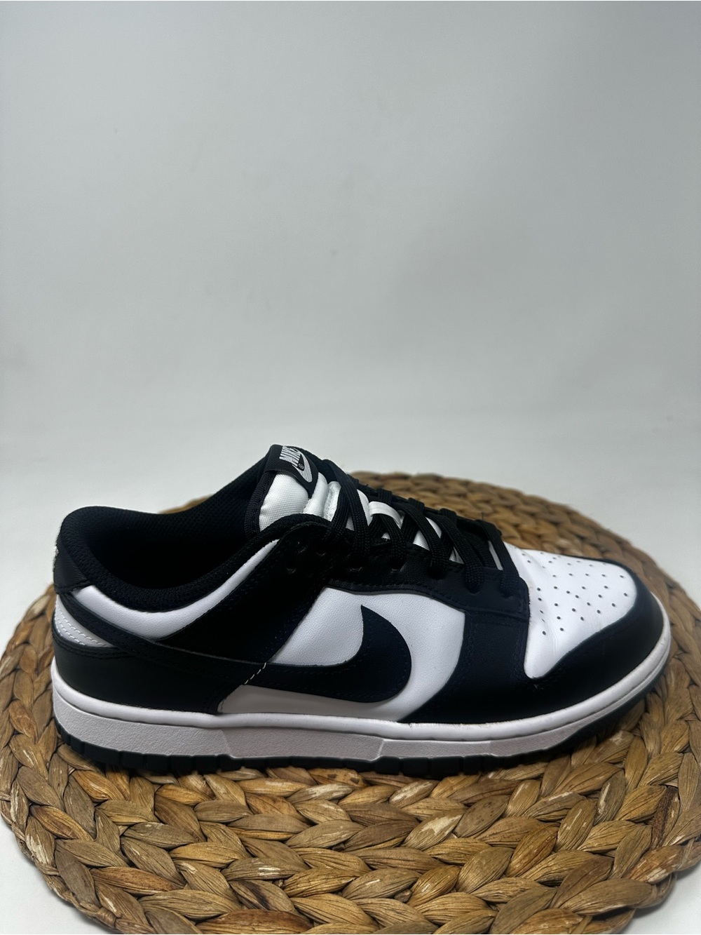 Nike Dunk Low Sneakers Black White Panda Dunk Retro Size 9 Women's